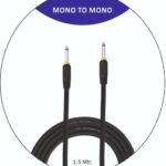 MIC CORD MOULDED MONO TO MONO 1.5Mtrs