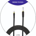 MIC CORD MOULDED MONO TO RCA