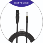 XLR-F TO MONO 1.5 Mtrs