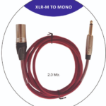XLR M TO MONO NYLON