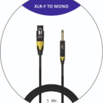 XLR F-TO-MONO 5m